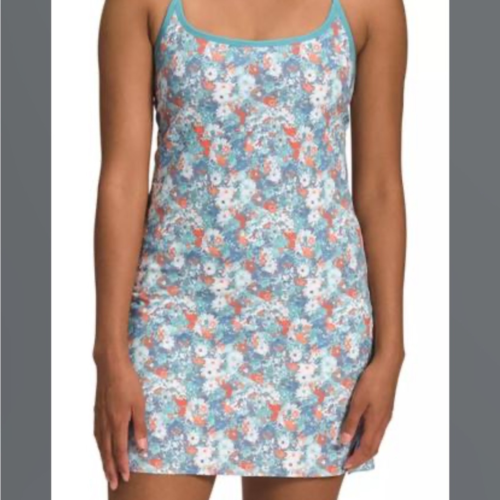 The North Face Blue and Orange Athletic Romper